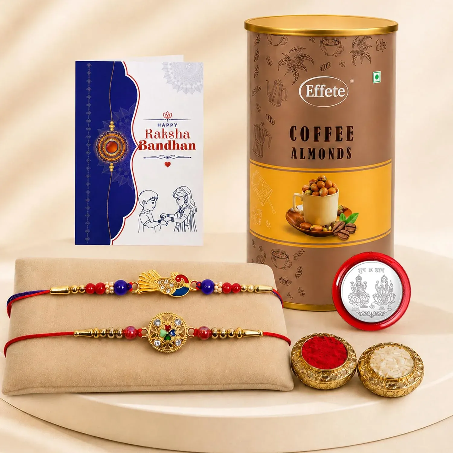 Premium Peacock, Kundan Multicolor Rakhi – Chocolate Gift Combo for Brother | Raksha Bandhan - Buy Online at Alikart