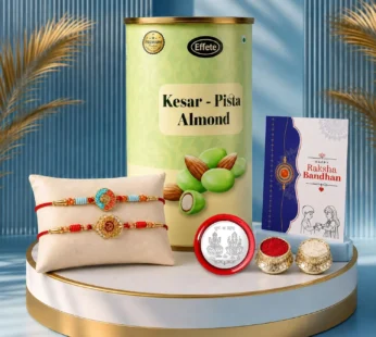 Round Om, Om Multicolor Rakhi – Festive Choco Gift Combo for Brother | Raksha Bandhan