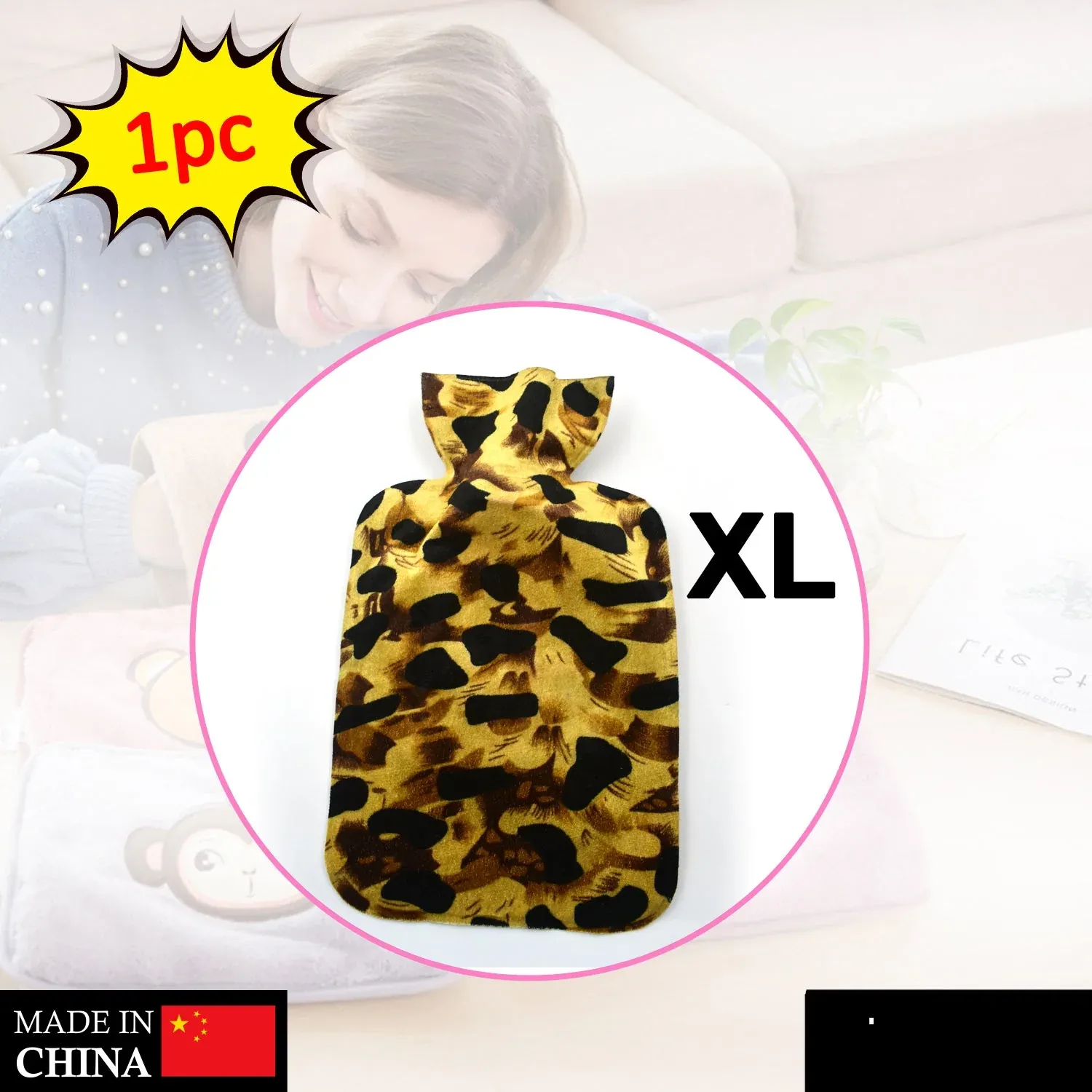 Hot Water Bag for Pain Relief – Leak-Proof Design | Velvet Wellness - Detailed Feature View 1
