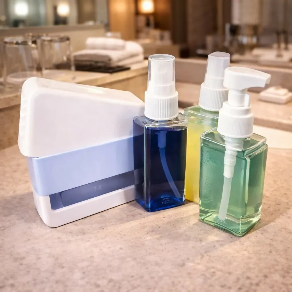 Premium Travel Bottle Set – Leak-Proof Refillable Dispenser Kit for On-the-Go - Buy Online at Alikart