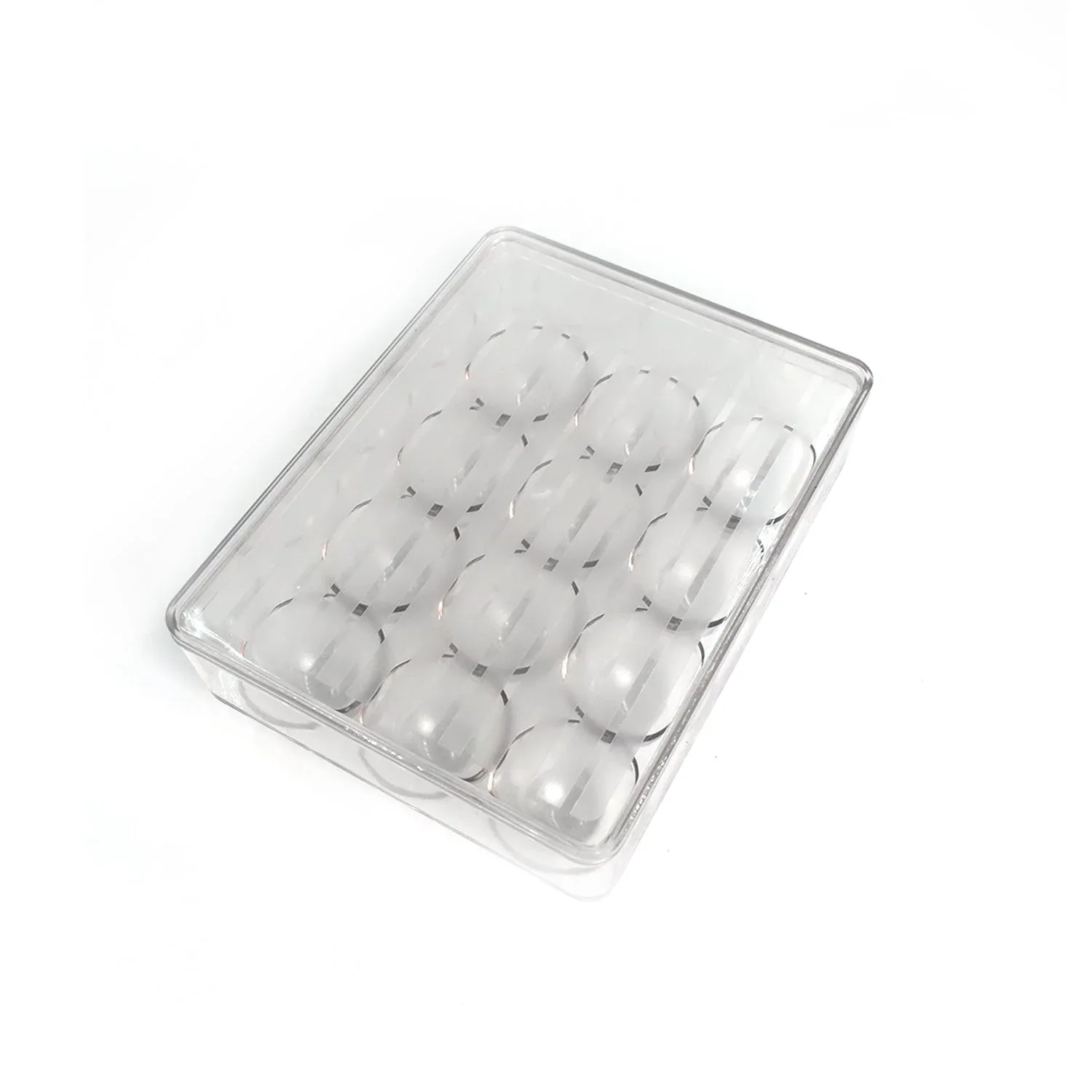 Egg Storage Box – 12-Cavity Refrigerator Organiser | Organivo - Detailed Feature View 6
