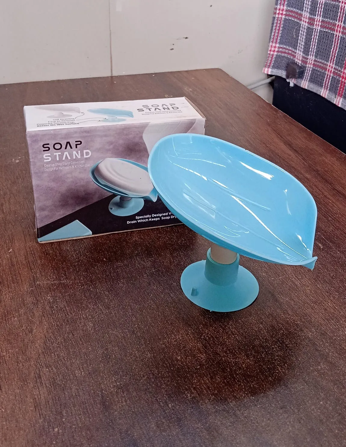 Self Draining Soap Dish – Suction Cup Holder | VelvetBubbles - Detailed Feature View 6