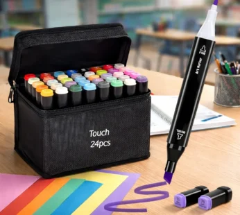 Sketch Marker Set – Vibrant dual-tip markers for artists