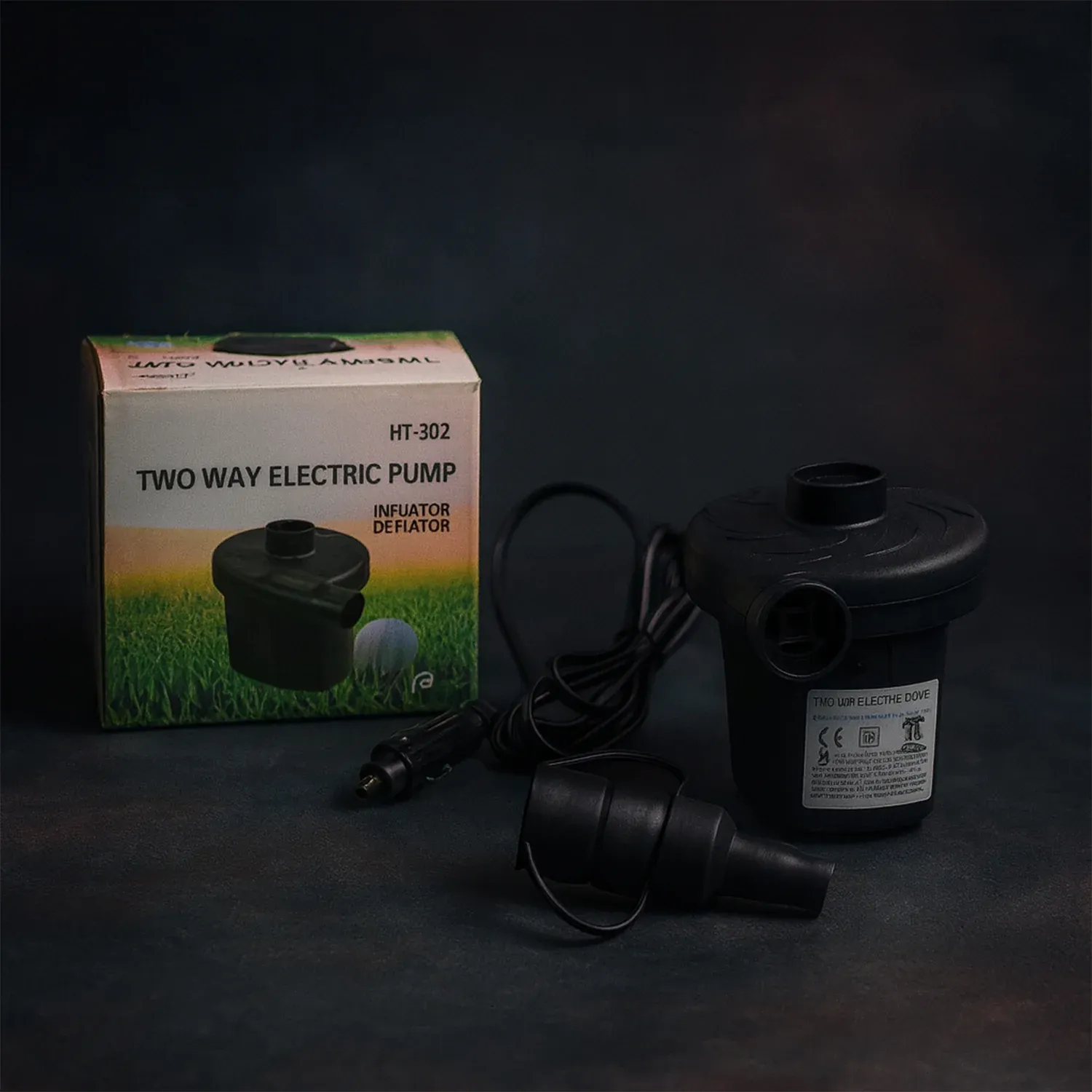 Electric Air Pump – Fast Inflate/Deflate for Home & Travel | FitFuzion - Detailed Feature View 1