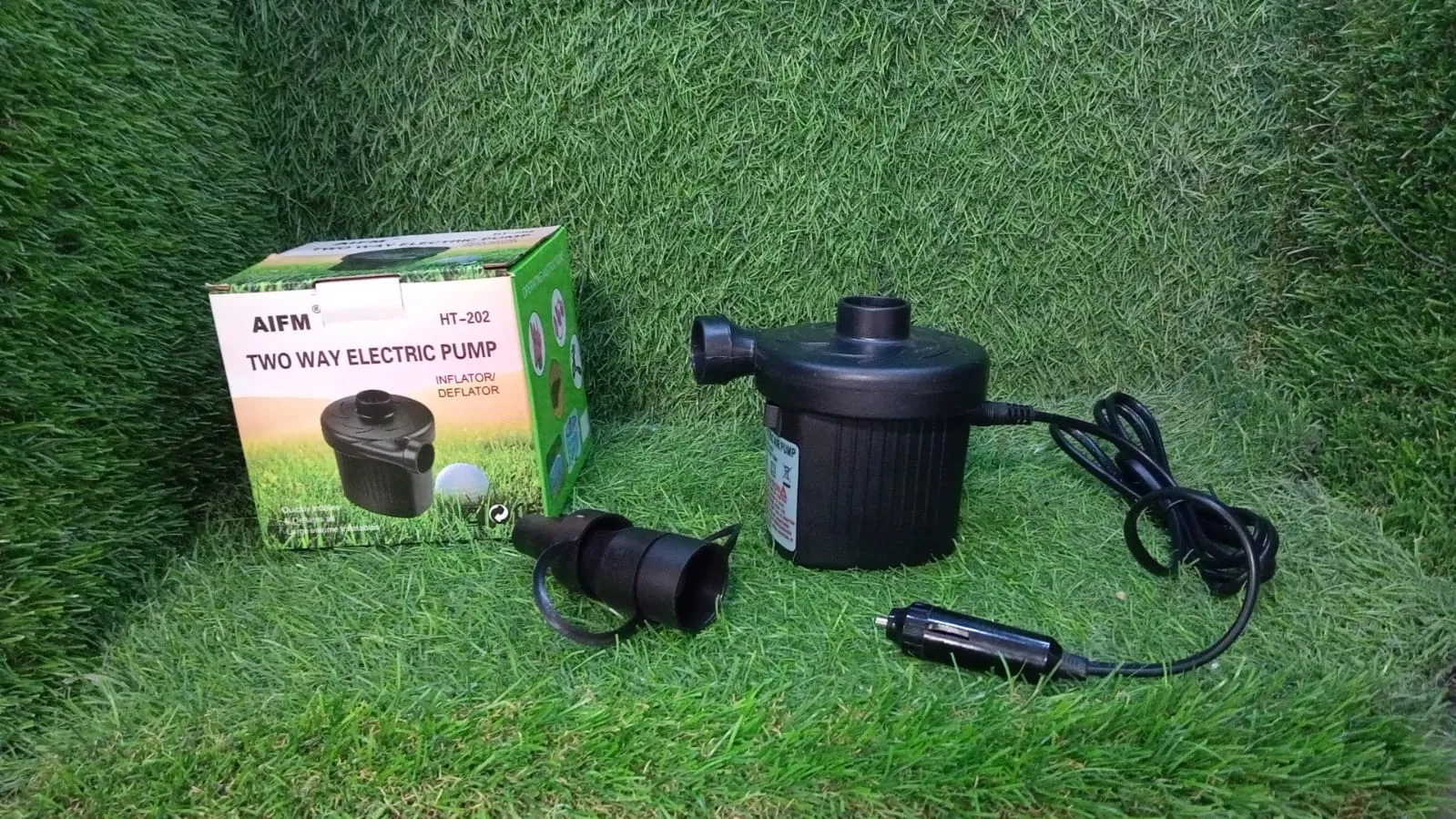 Electric Air Pump – Fast Inflate/Deflate for Home & Travel | FitFuzion - Detailed Feature View 6
