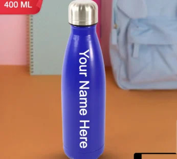 Stainless Steel Single Wall Water Bottle 400ml – Leak & Rust Proof