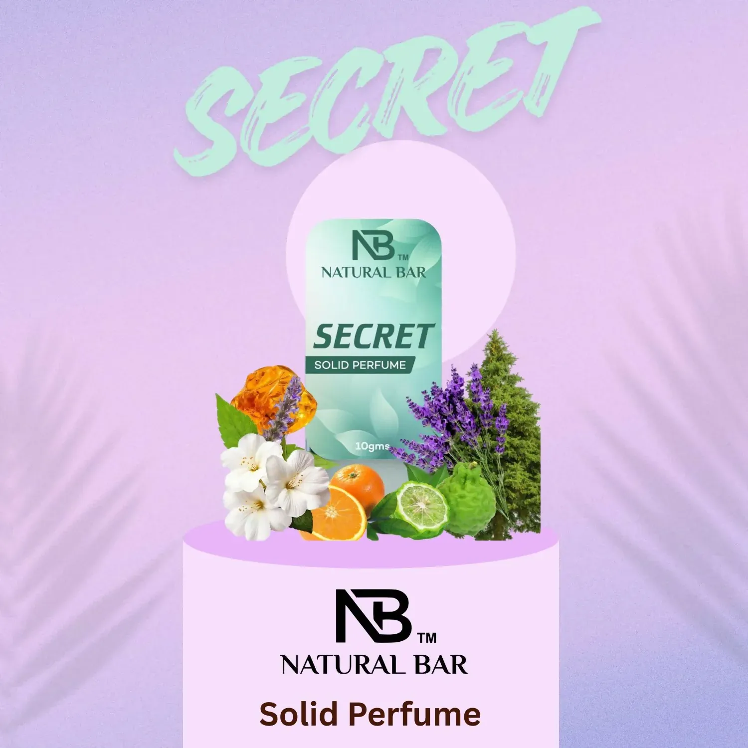 Premium Secret Solid Perfume – Alcohol-Free Long Lasting Fragrance - Buy Online at Alikart