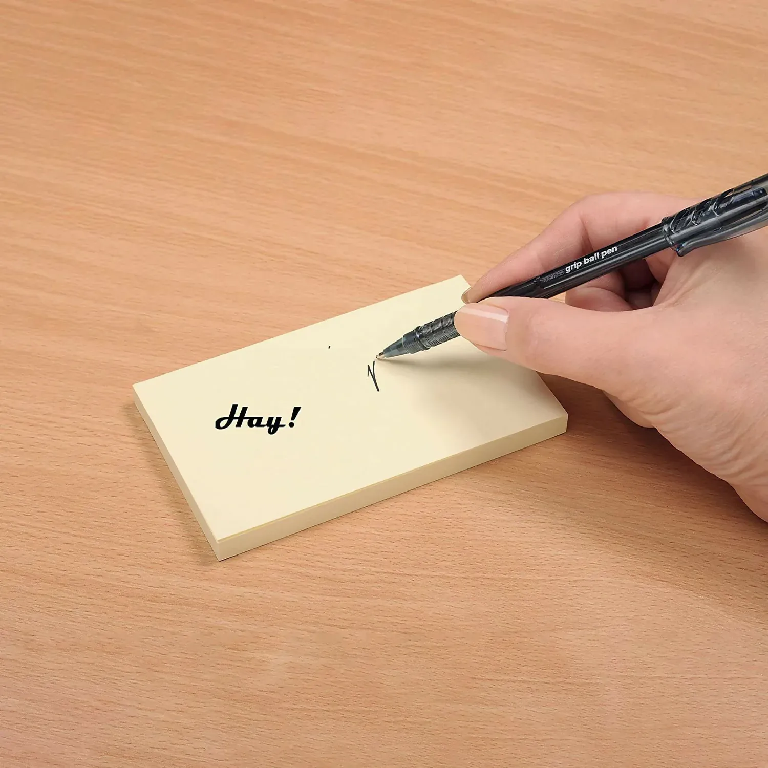 Self Yellow Sticky Note Pad 3 x 5 inch – Strong Adhesive, 80 Sheets - Detailed Feature View 3