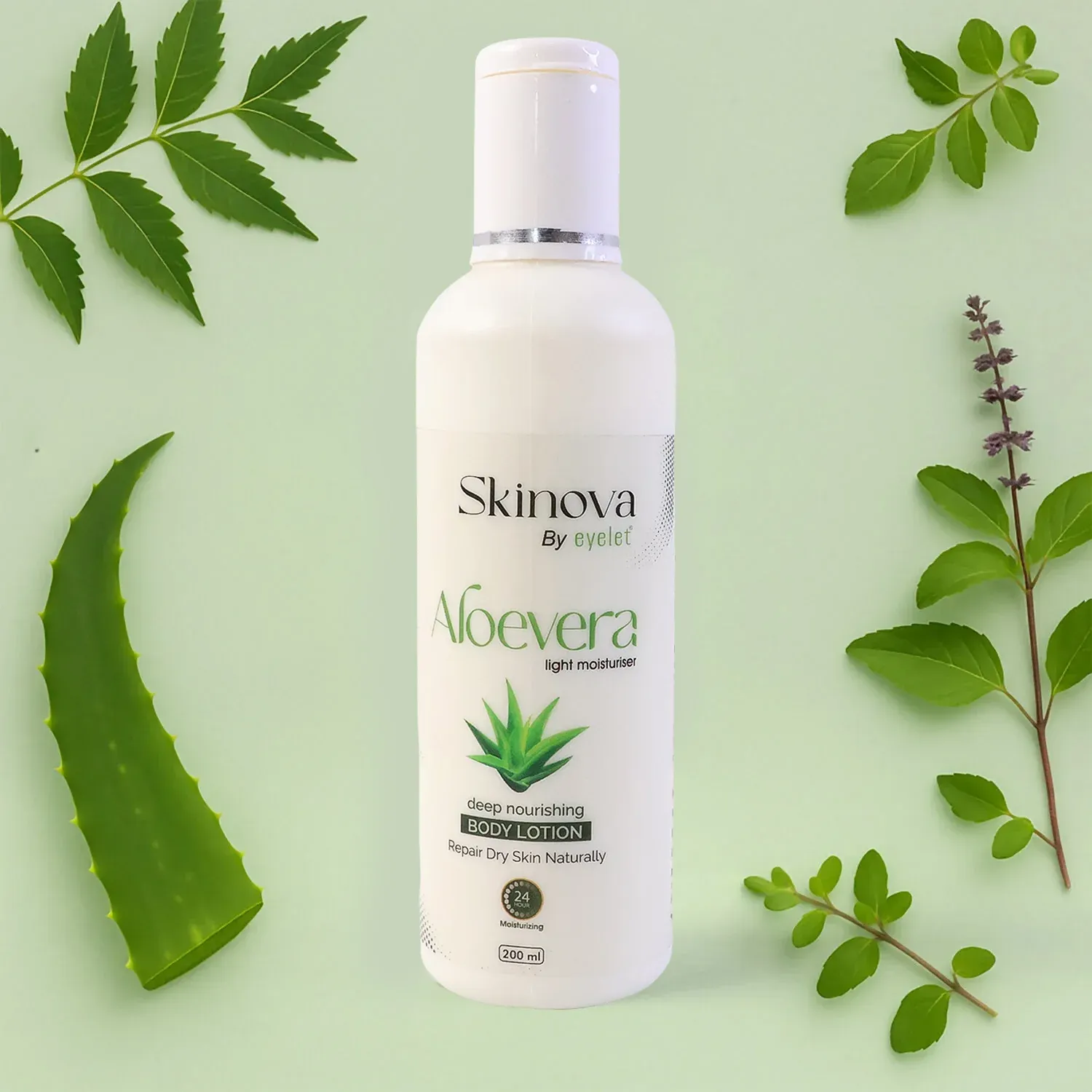 Aloe Vera Body Lotion – Deep Nourishing Moisturizer for Soft Skin - Detailed Feature View 3
