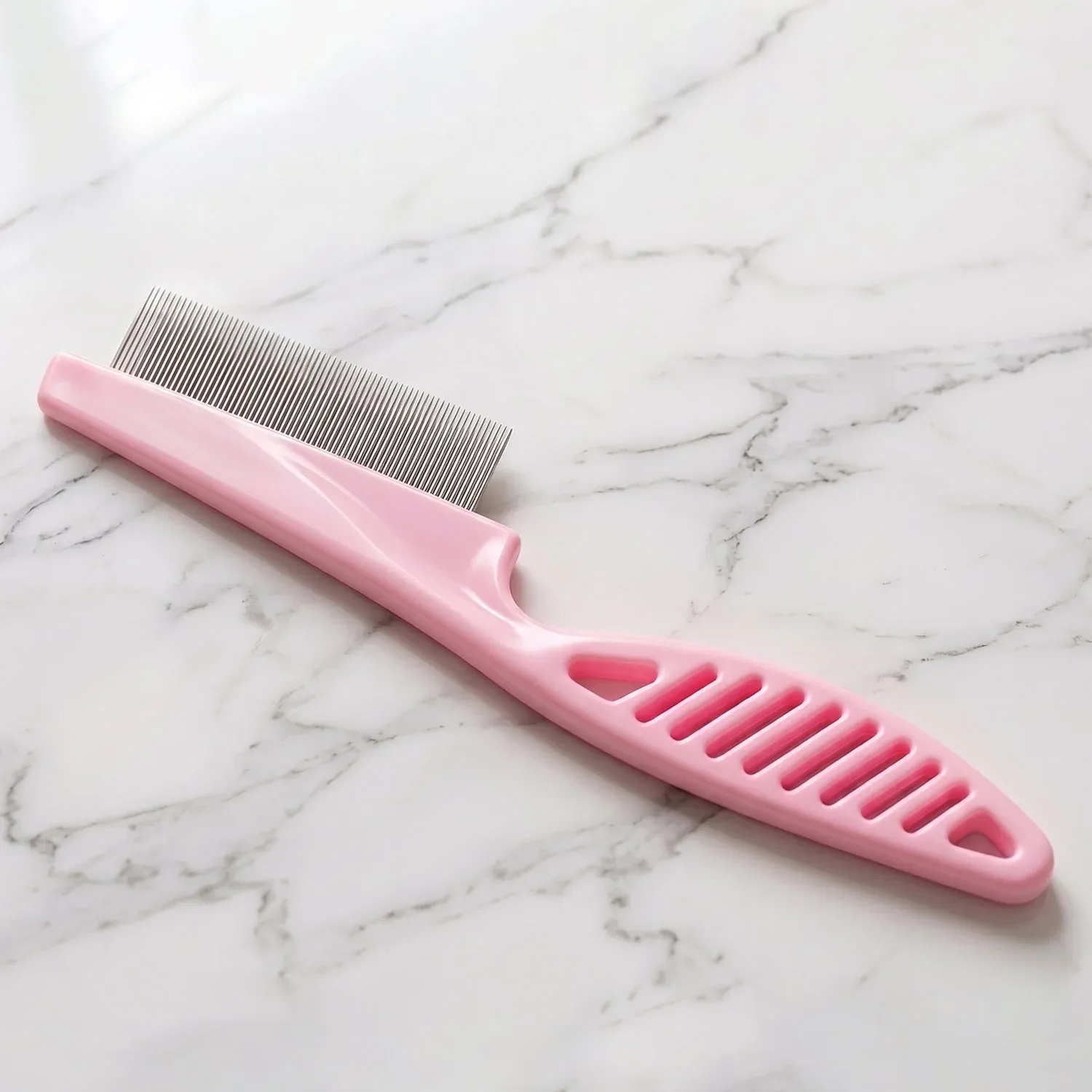 Dog Hair Remover Comb Pet Grooming Shedding Tool Fur Cleaning Brush (1 Pc) - Detailed Feature View 6