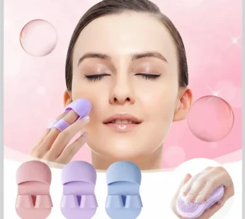 Silicone Glowpad Scrubber – Gentle Facial Exfoliation & Deep Cleanse