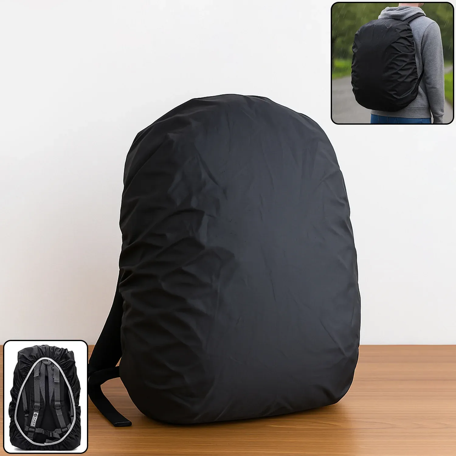 Waterproof Backpack Rain Cover – Elastic Fit 20-40L | FERVENT