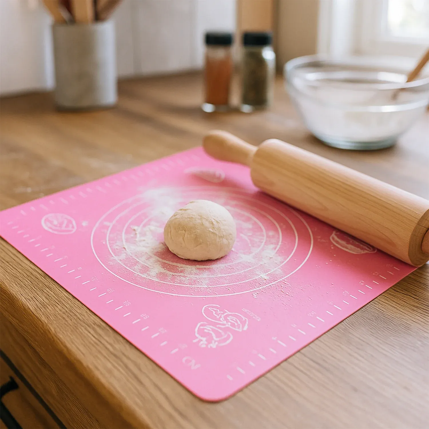 Silicone Baking Mat – Non-Stick with Measurement Guides - Detailed Feature View 6
