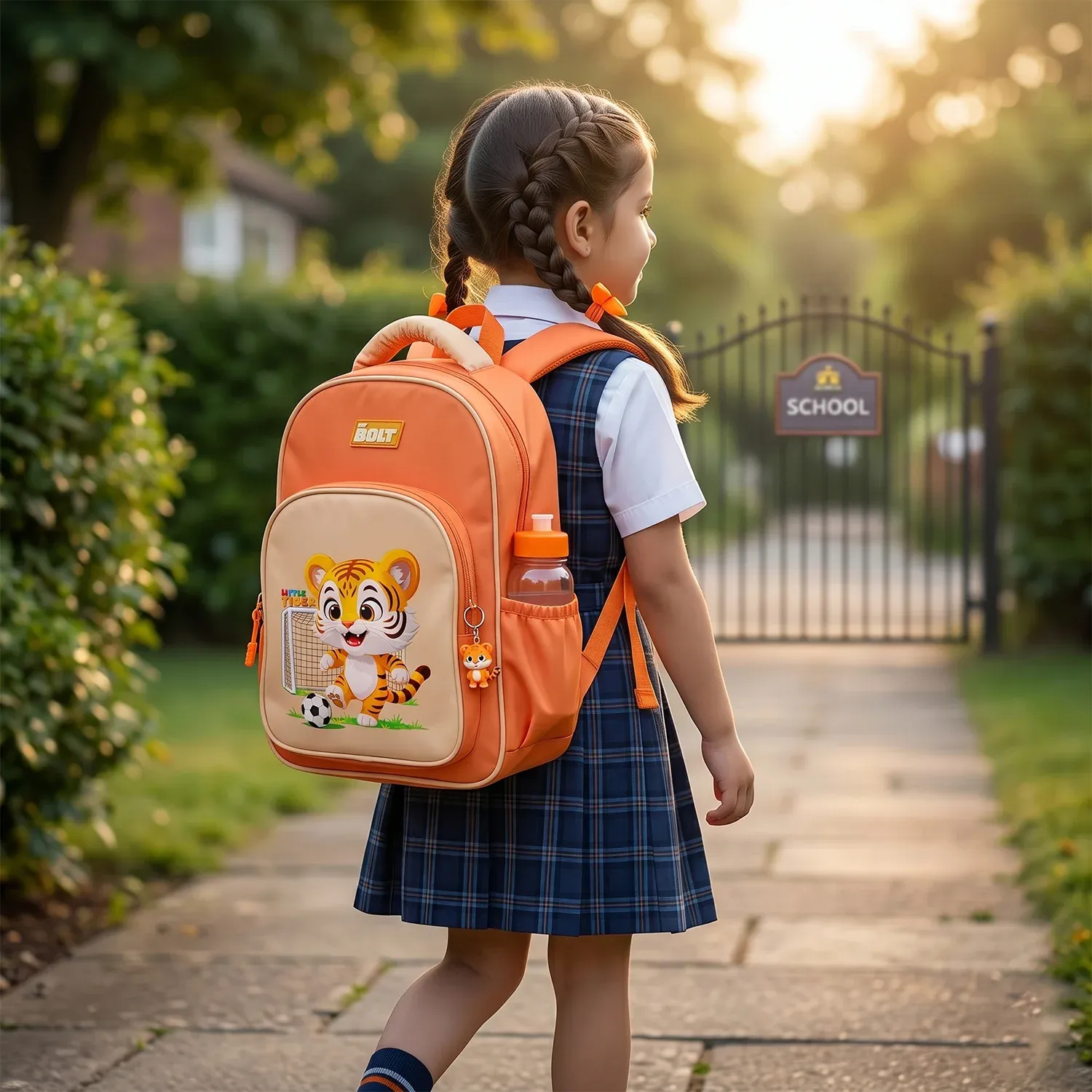 Cute Cartoon School Backpack – Lightweight & Spacious for Kids - Detailed Feature View 3