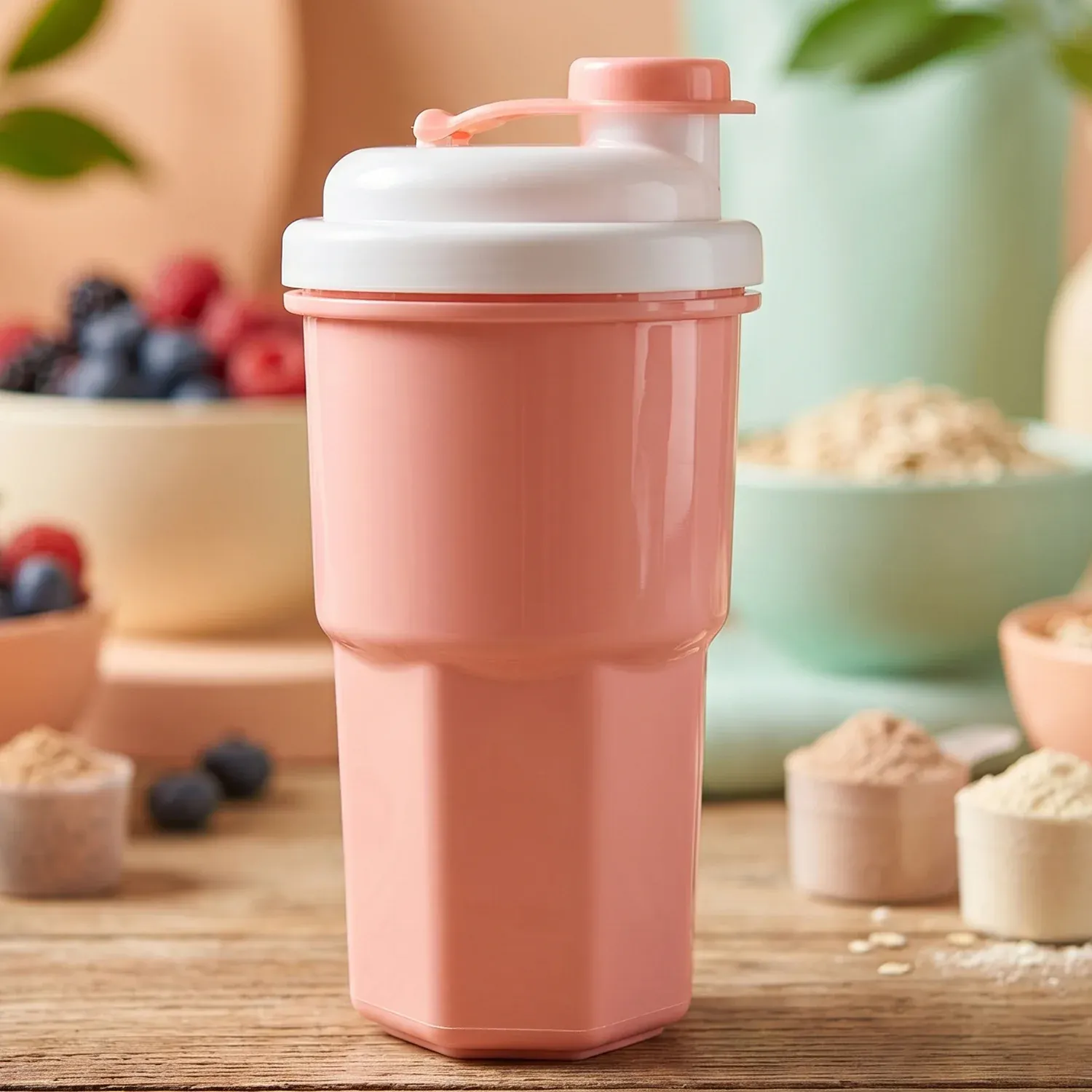 Protein Tumbler – Leakproof Shake Bottle for Gym & Travel - Detailed Feature View 2