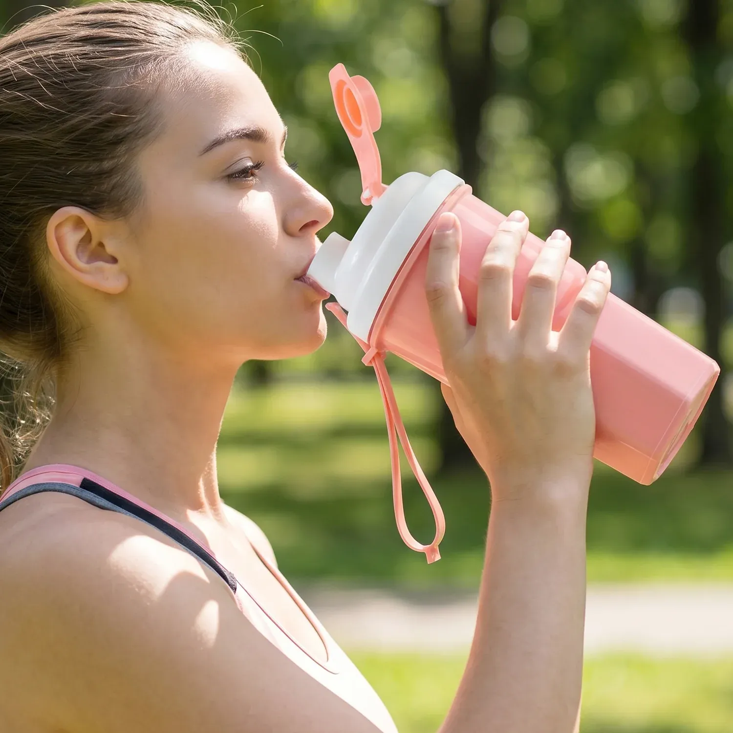 Protein Tumbler – Leakproof Shake Bottle for Gym & Travel - Detailed Feature View 4