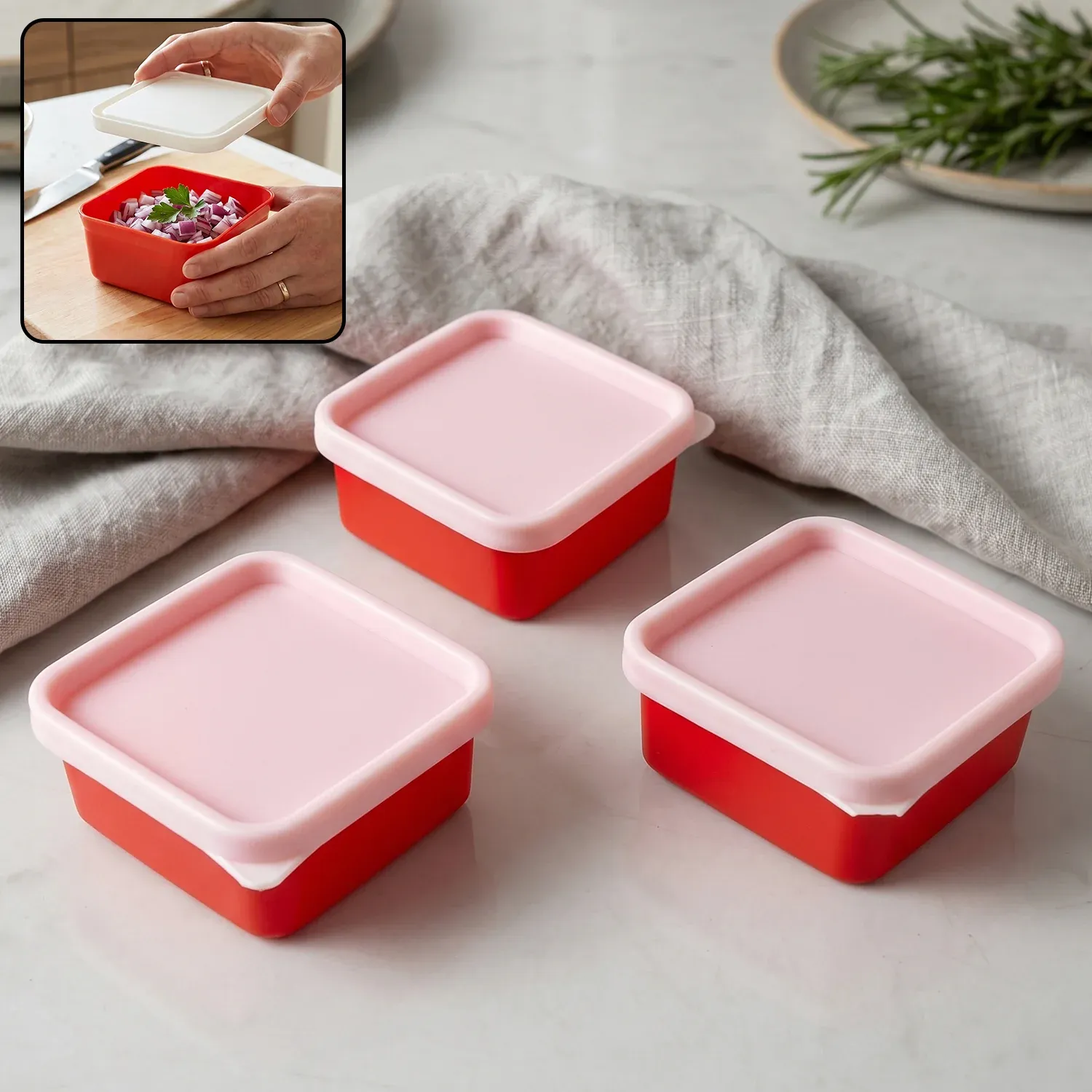 Premium Mini Plastic Food Storage Container – Compact & Multipurpose Kitchen Organizer - Buy Online at Alikart