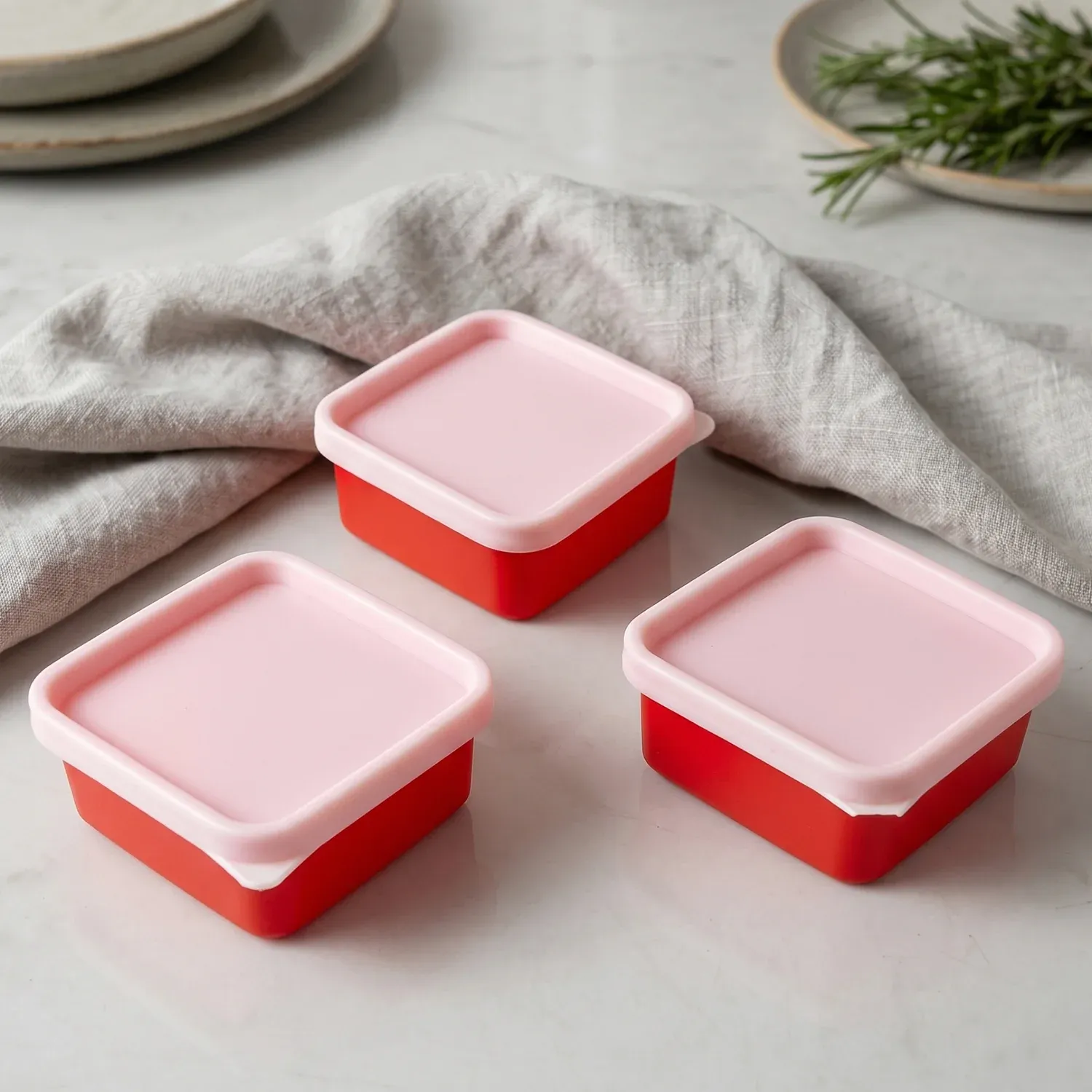 Mini Plastic Food Storage Container – Compact & Multipurpose Kitchen Organizer - Detailed Feature View 7