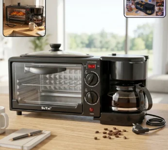 Suta 3 in 1 Breakfast Maker – Compact Kitchen Multi-Functional Appliance