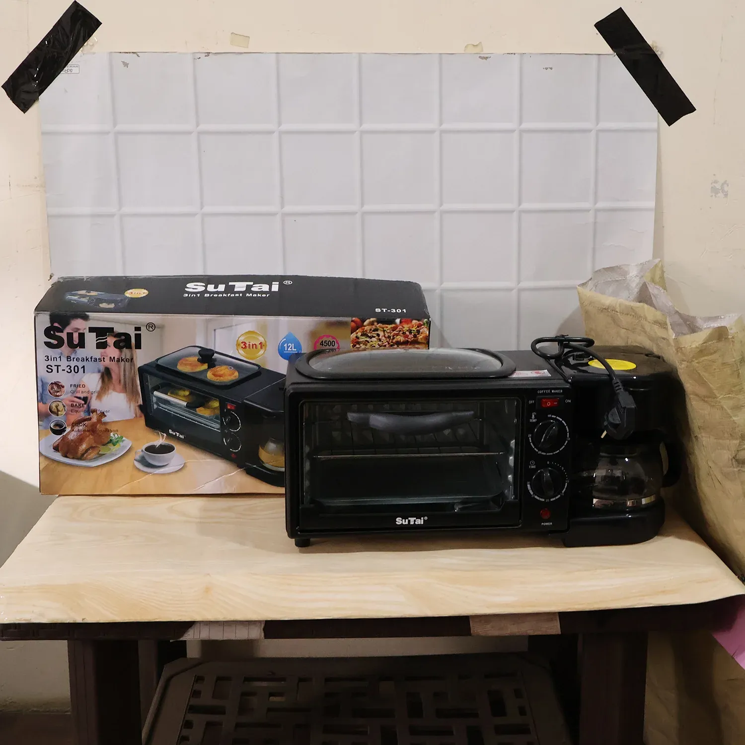 Suta 3 in 1 Breakfast Maker – Compact Kitchen Multi-Functional Appliance - Detailed Feature View 8