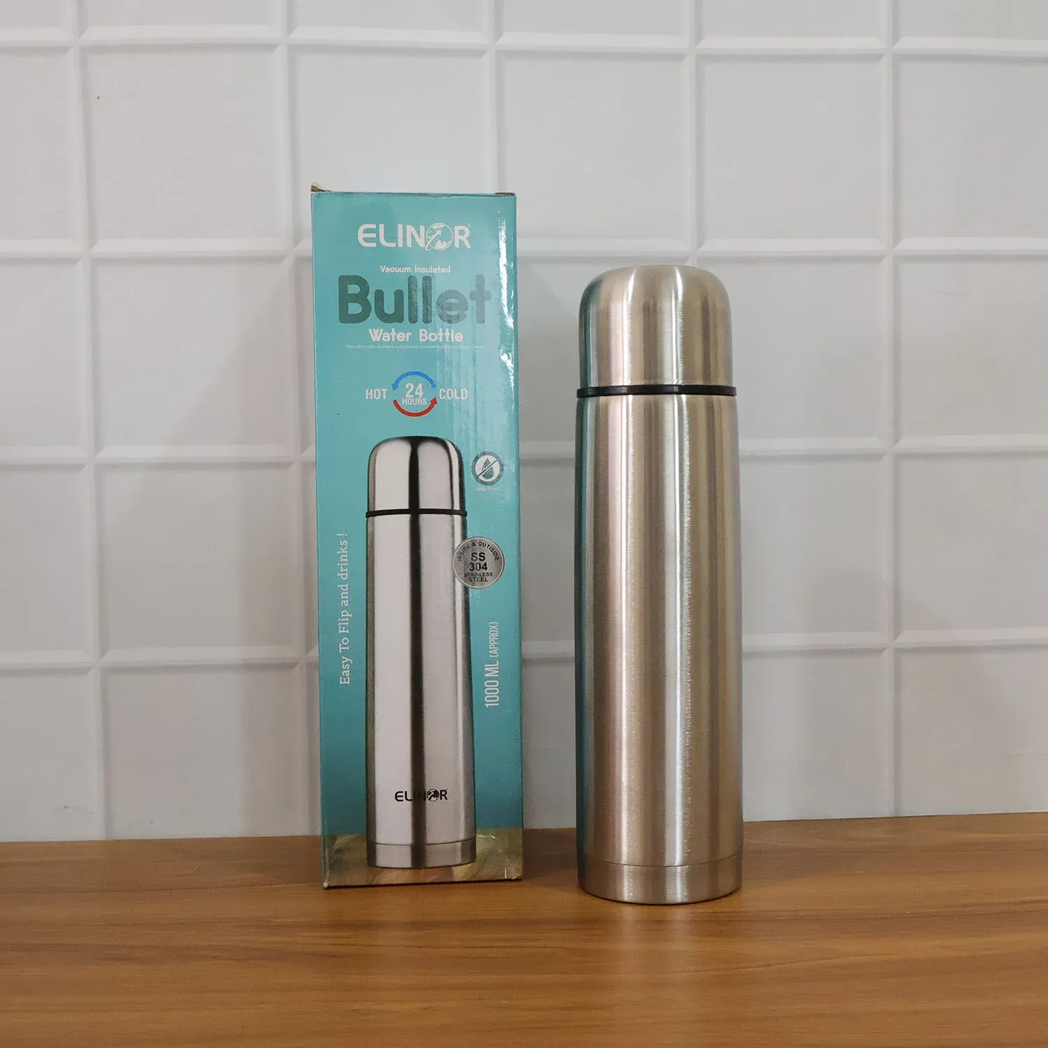 Stainless Steel Vacuum Insulated Water Bottle 1000ML – Leak-Resistant - Detailed Feature View 8