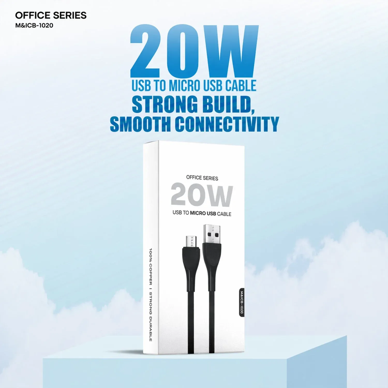 Premium 20W Micro USB Charging Cable – Rapid Data & Power Transfer - Buy Online at Alikart