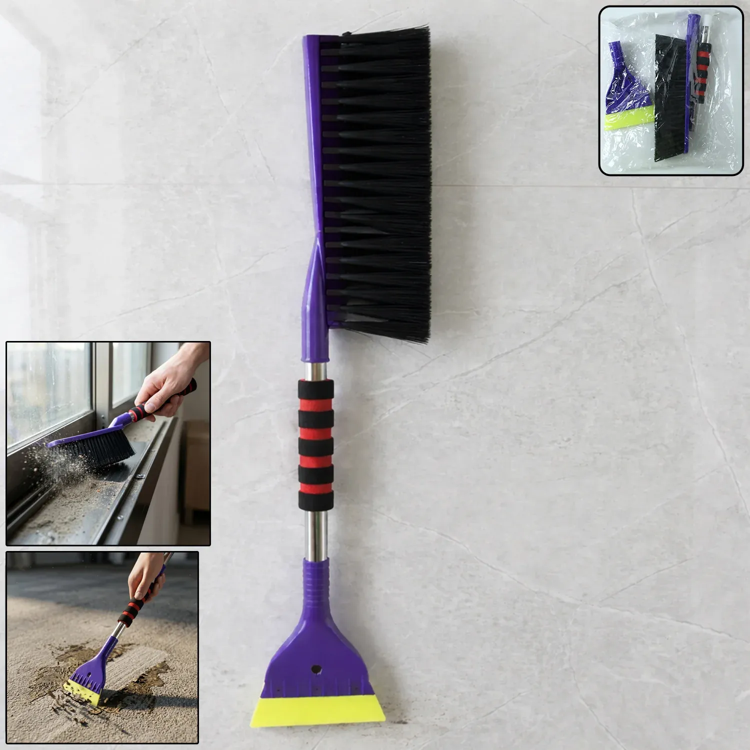Premium Multipurpose Cleaning Brush, Dual Function for Deep Cleaning - Buy Online at Alikart