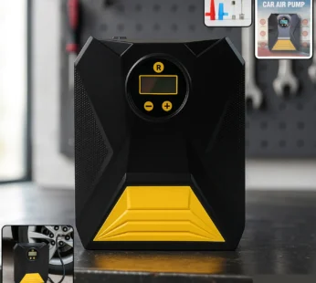 Car Tyre Air Compressor – Mini Digital Portable Pump with LCD