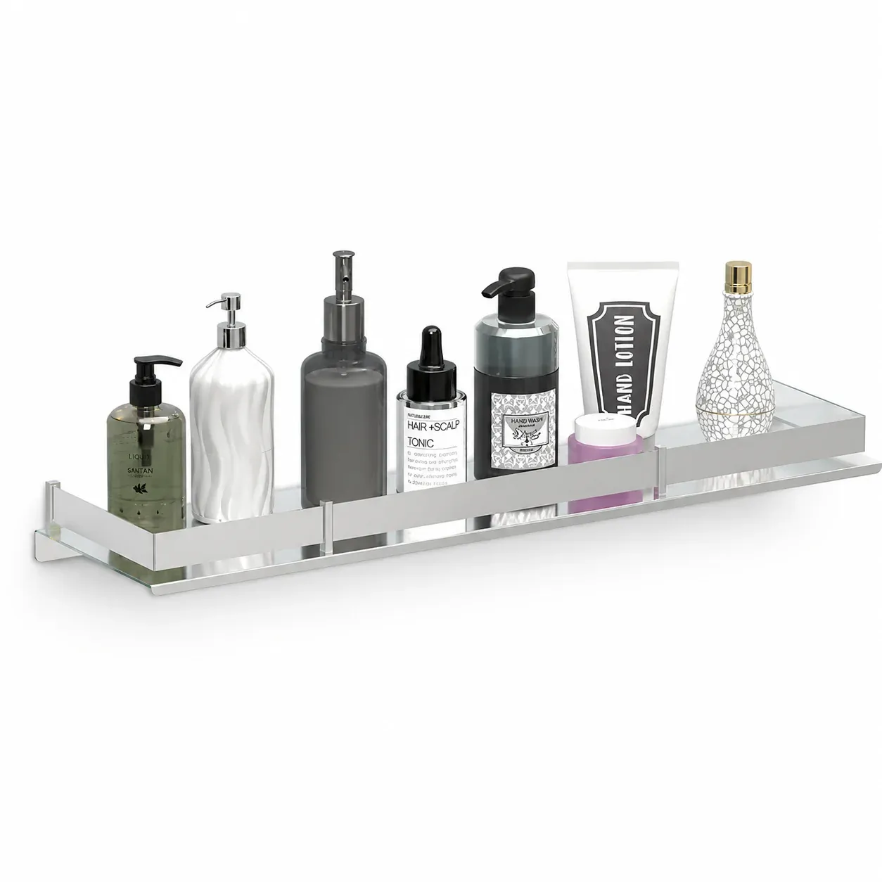 Bathroom Shelf – Durable Stainless Steel Wall Mount for Toiletries - Detailed Feature View 4
