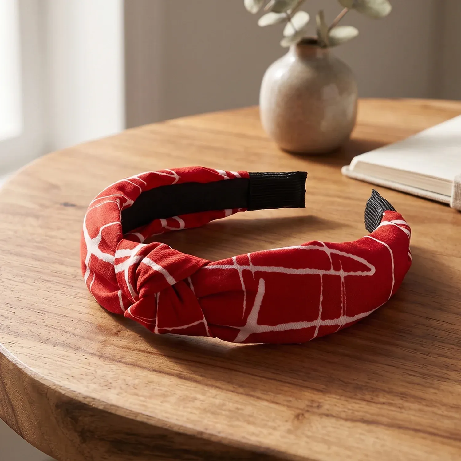 Printed Knot Hairband – Stylish & Comfortable for Women - Detailed Feature View 2