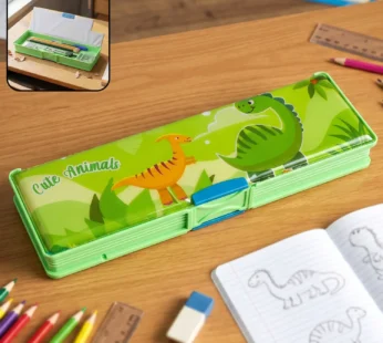 Kids Pencil Compass – Fun Animal Design with Secure Lid