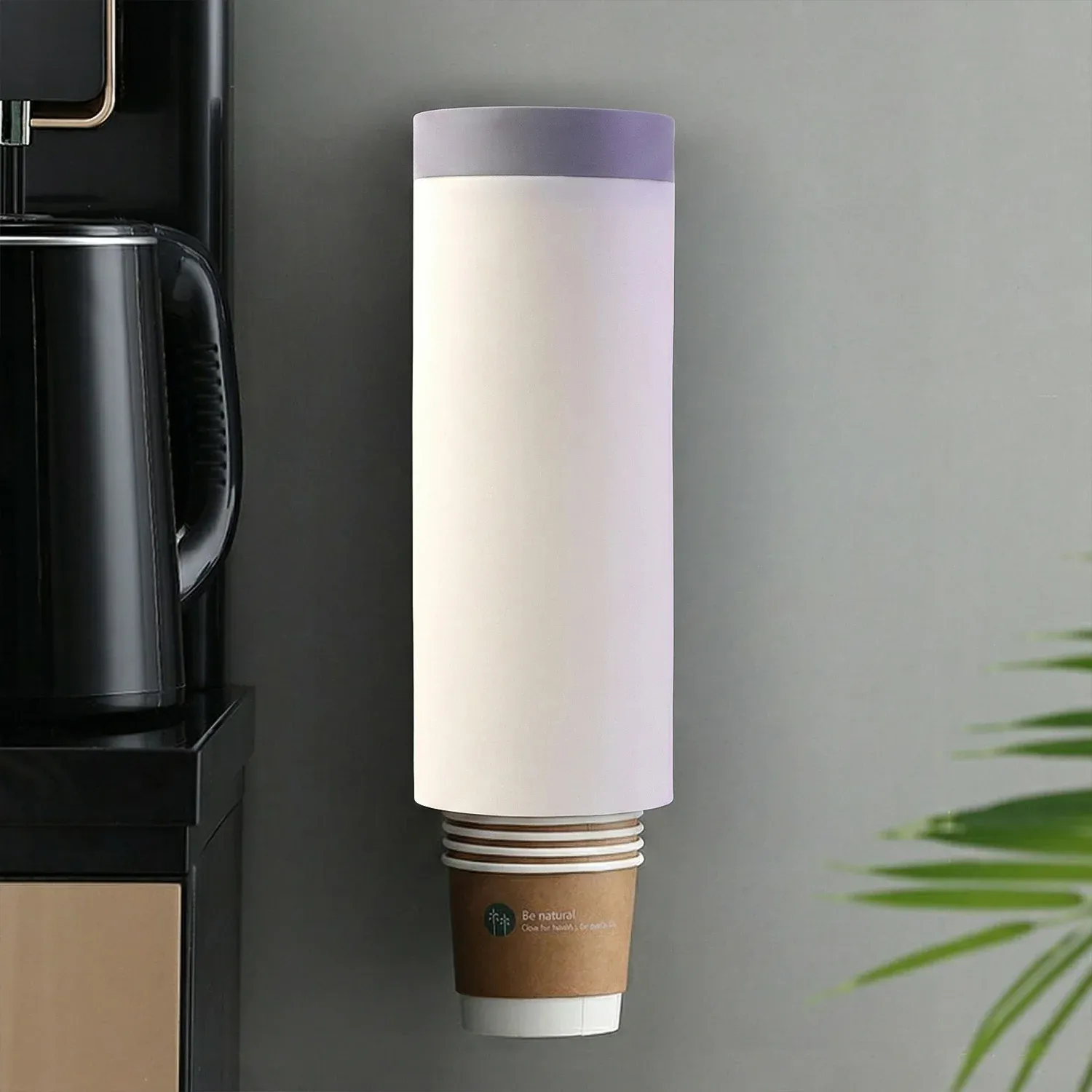 Wall Mounted Cup Holder – Space-Saving Dispenser for Hygienic Storage - Detailed Feature View 3