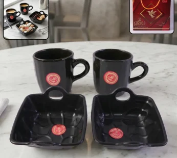 Play Station Ceramic Mug and plastic Bowl Set – 4-Piece | JubileeJoy
