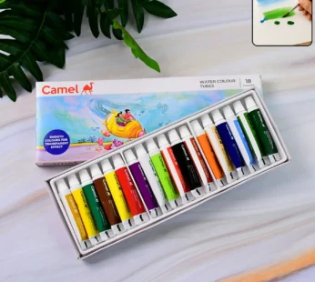 Water Colour Tubes – 18 Assorted Shades with Smooth Flow