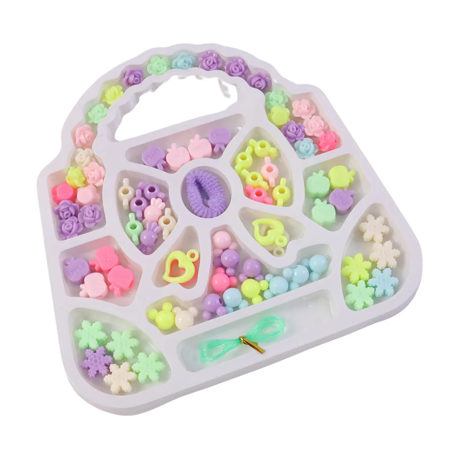 DIY Fashion Beading Jewellery Making Kit – Creative Craft Set for Kids - Detailed Feature View 4