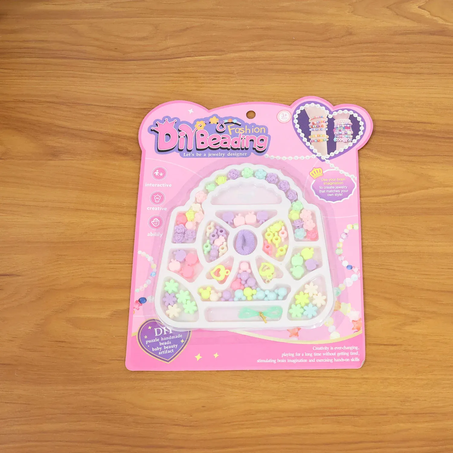 DIY Fashion Beading Jewellery Making Kit – Creative Craft Set for Kids - Detailed Feature View 7
