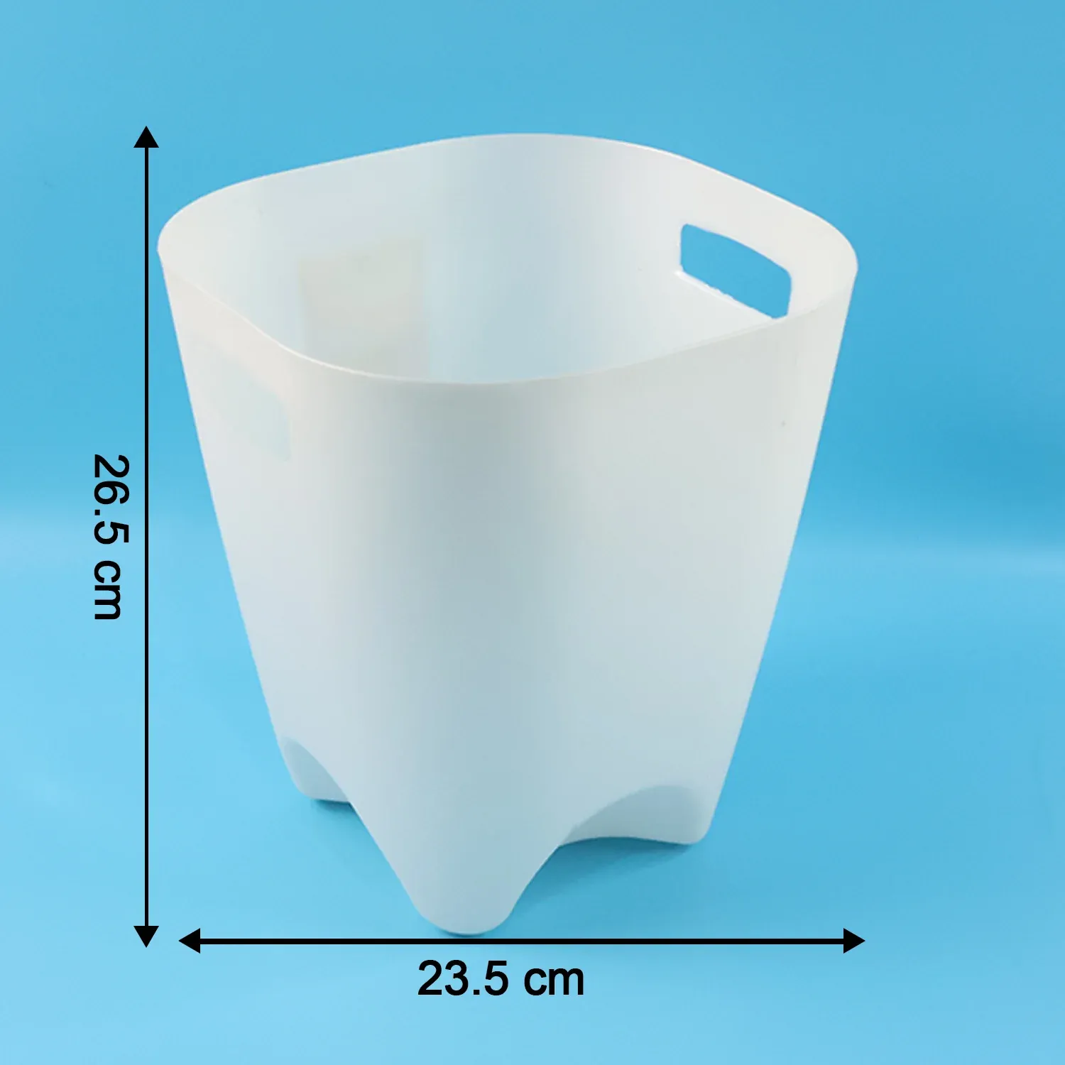 Plastic Dustbin Set – Compact Square for Home & Office (4 Pc) - Detailed Feature View 3