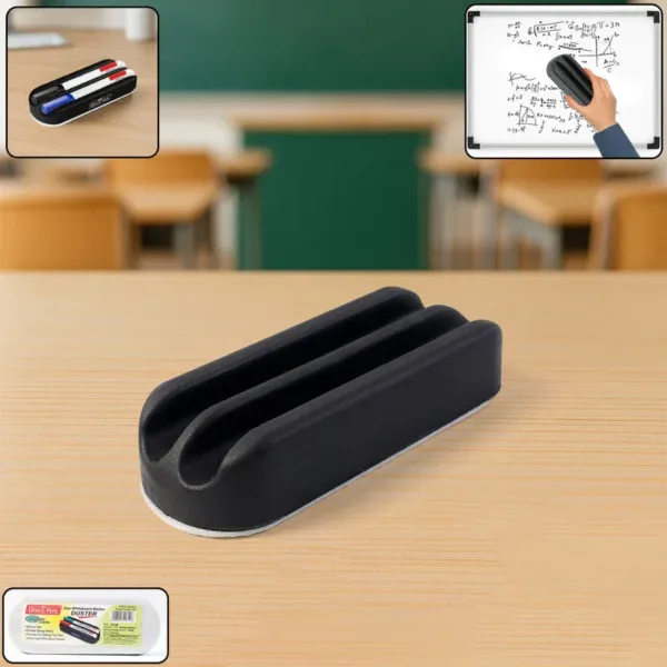 Whiteboard Duster – Magnetic, Lightweight & Easy Grip Cleaner