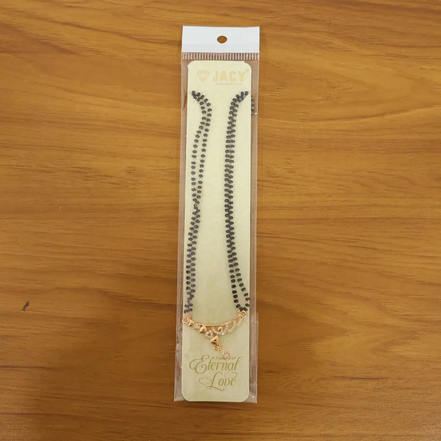 Mangalsutra with Heart Charms – Modern Design for Brides - Detailed Feature View 6