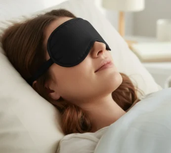 Sleep Eye Mask – Light Blocking & Adjustable Fit for Restful Night