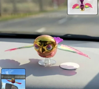 Wind Flying Bird Dashboard Decoration – Lifelike Wing Motion