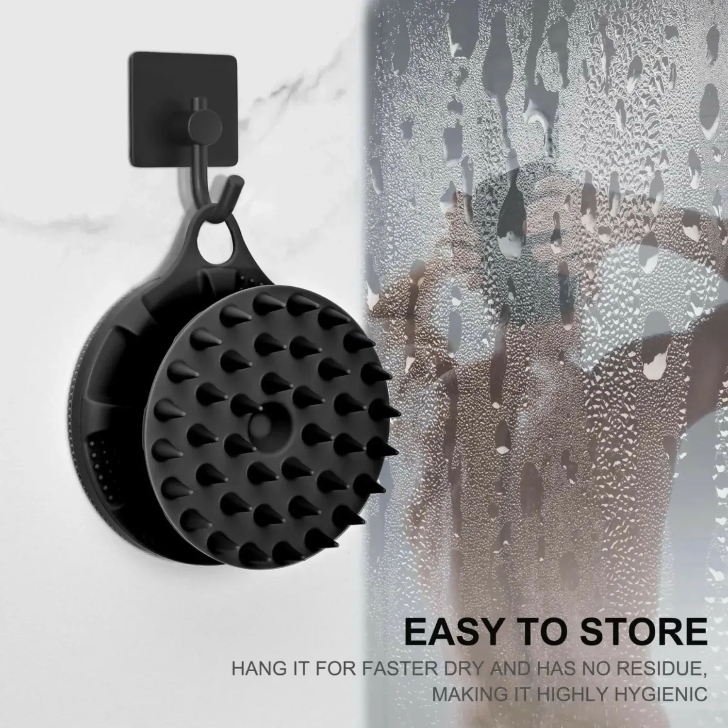 Silicone Body Scrubber – Gentle Exfoliation & Massage Tool - Detailed Feature View 2