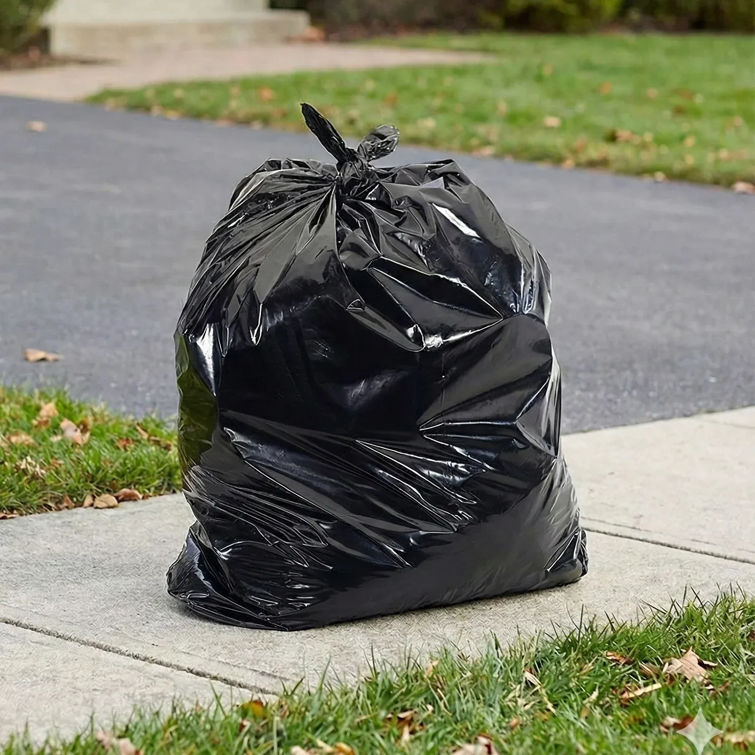 Black Garbage Bags – Heavy-Duty Dustbin Liners for Home & Office - Detailed Feature View 3