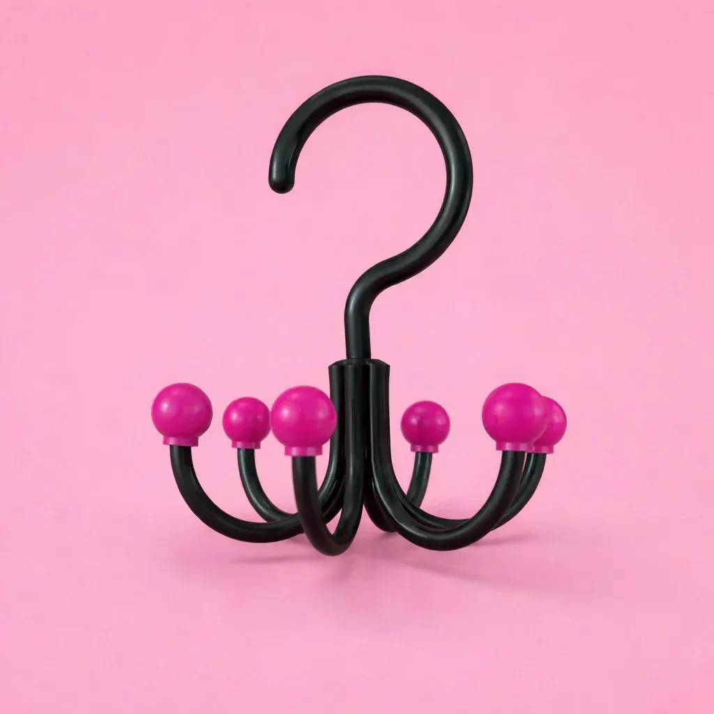 Multi Hook Organizer Rack, Space-Saving Home & Entryway Storage - Detailed Feature View 2