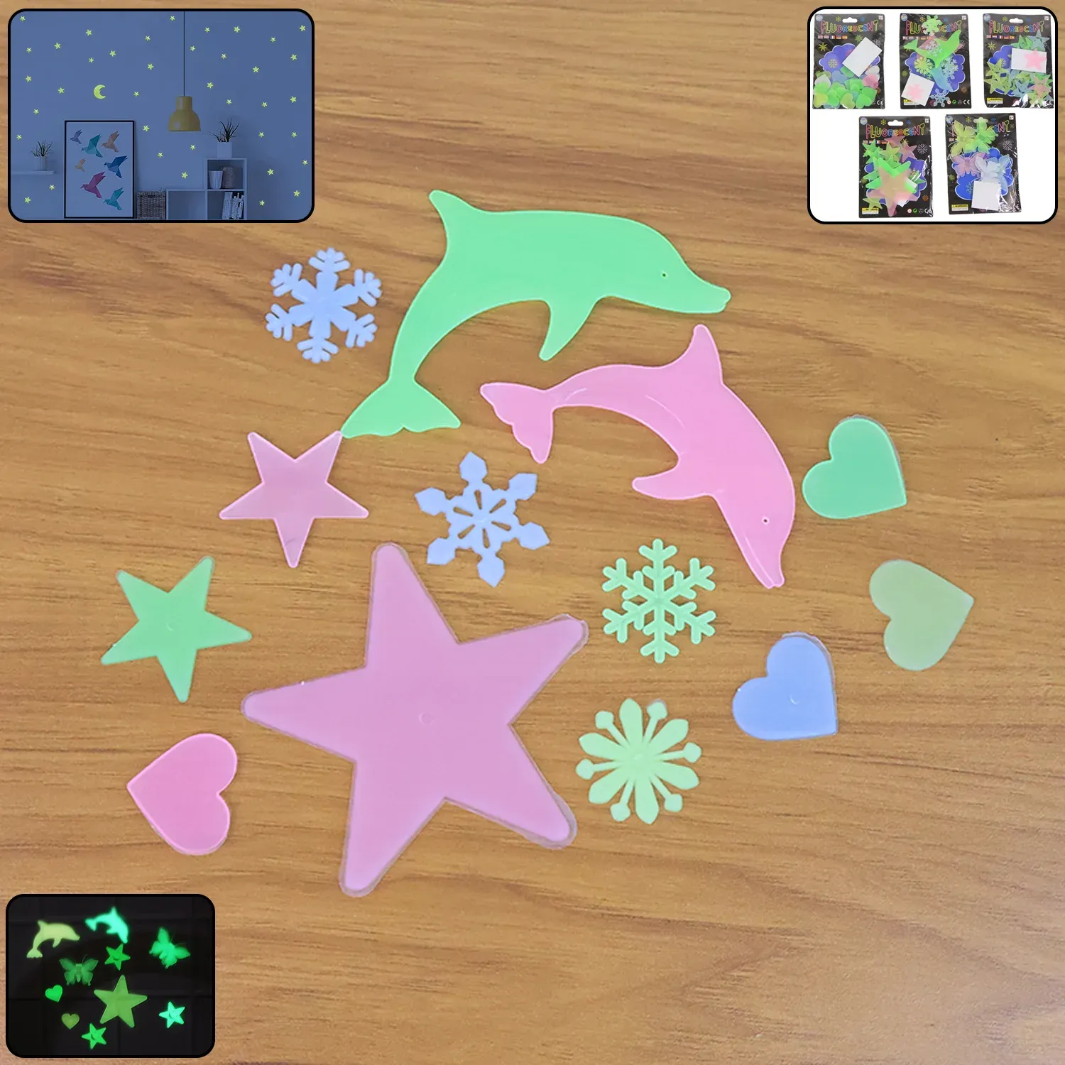 Premium Glow in the Dark Wall Stickers – Star & Moon for Kids' Rooms | Gamevana - Buy Online at Alikart