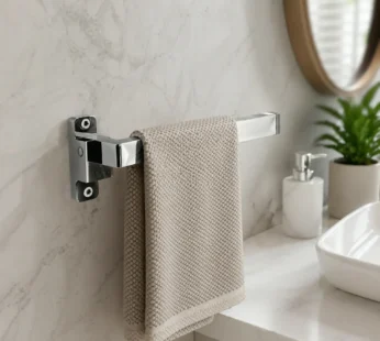 Wall Mounted Napkin & Towel Hanger – Space-Saving Chrome Finish