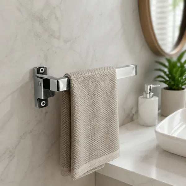 Wall Mounted Napkin & Towel Hanger – Space-Saving Chrome Finish