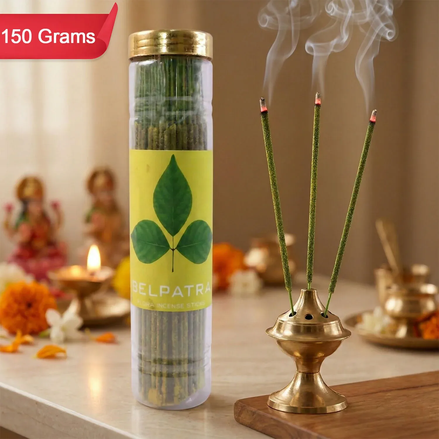 Incense Sticks – Refreshing Green Leaf Aroma for Home Rituals - Detailed Feature View 3