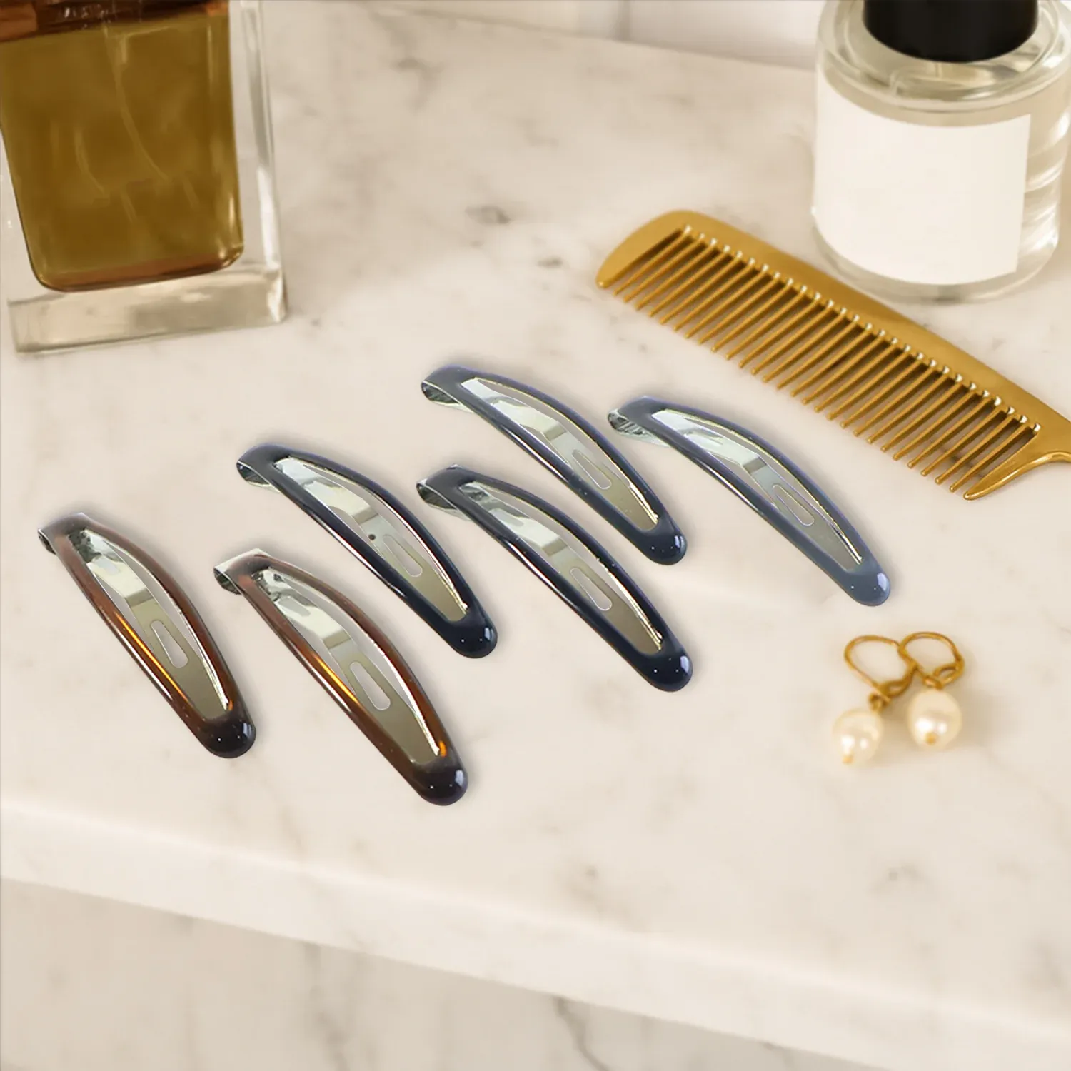 Snap Hair Clips for Women – Strong Hold, Non-Slip 6 Pc Set - Detailed Feature View 6