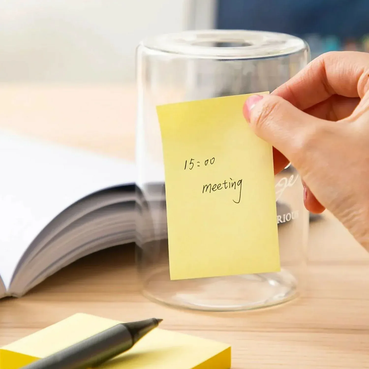 Self Stick Note Pad 2 x 3 Inch – 80 Sheets Quick Reminder Notes - Detailed Feature View 2